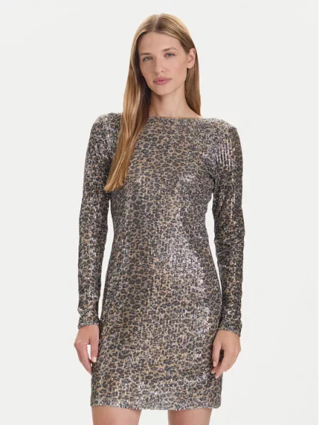 Vero Moda Sukienka codzienna Hanya beżowy