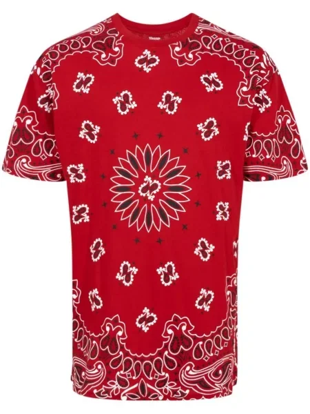 Tricou Supreme cu decolteu în U roșu