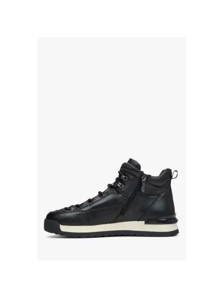 Кожаные ботинки Estro черные