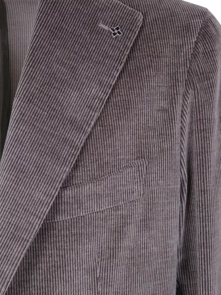 Sacou Tagliatore de catifea cord gri
