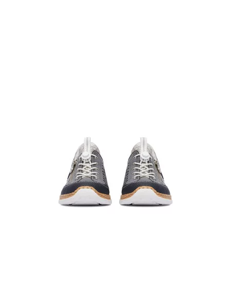Sneakersy Rieker Tmavomodrá