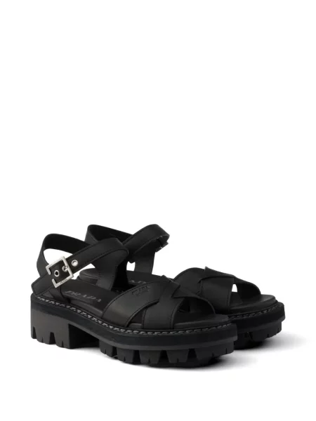 Sandale Prada din piele negru