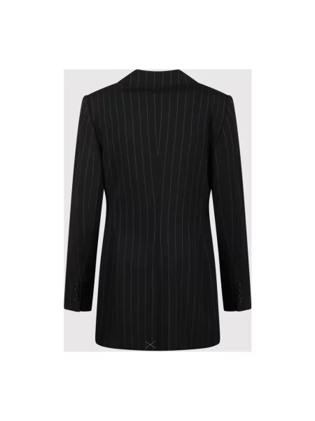 Marynarka Dolce And Gabbana w paski z paskiem czarna