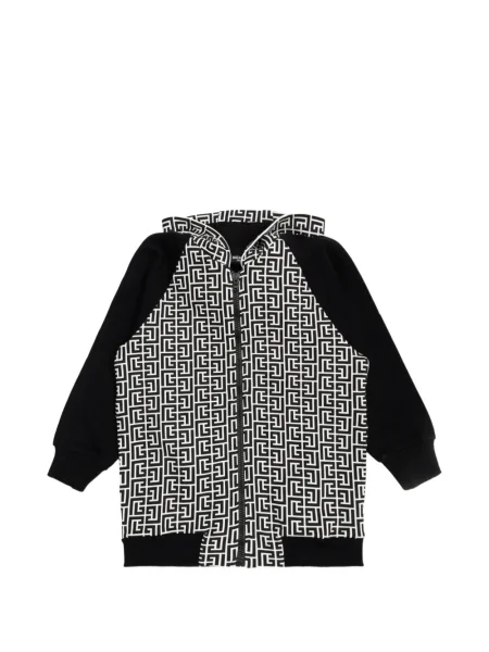 Bluza z kapturem dziecięca Balmain biała