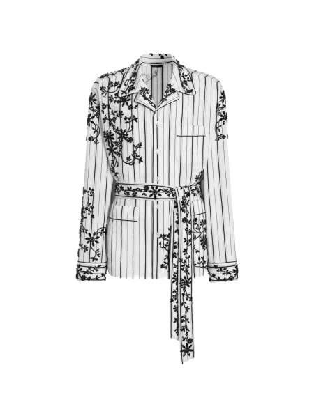 Halat Dolce & Gabbana cu broderie alb