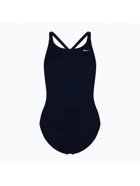 Olcsóbban. Női egyrészes fürdőruha Nike Hydrastrong Solid tengerészkék Méret: 34 fehér