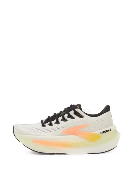 Sneakerși Brooks cu șireturi din dantelă alb