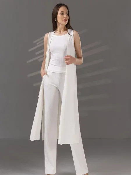 Штани повсякденні TrikoBakh білий