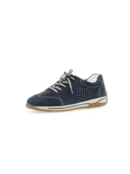 Sneakersy Gabor sznurowane niebieskie