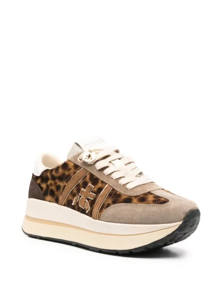 Sneakerși Premiata cu imagine cu model leopard