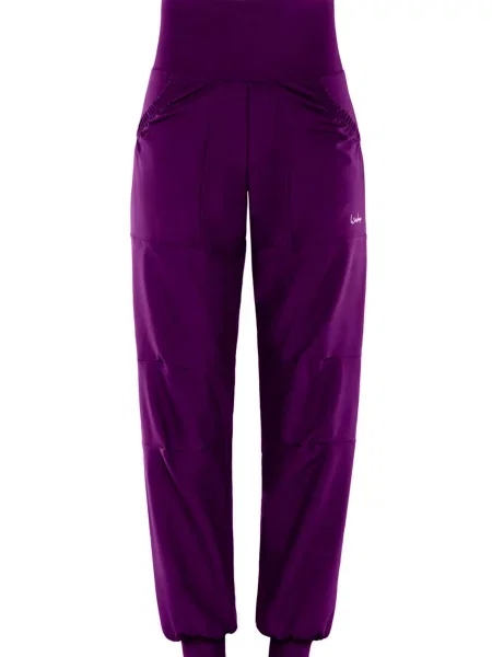 Winshape Pantaloni sport mov închis alb