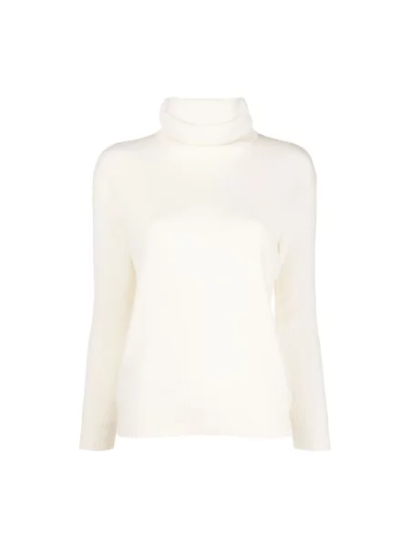 Sweter z golfem Brunello Cucinelli biały