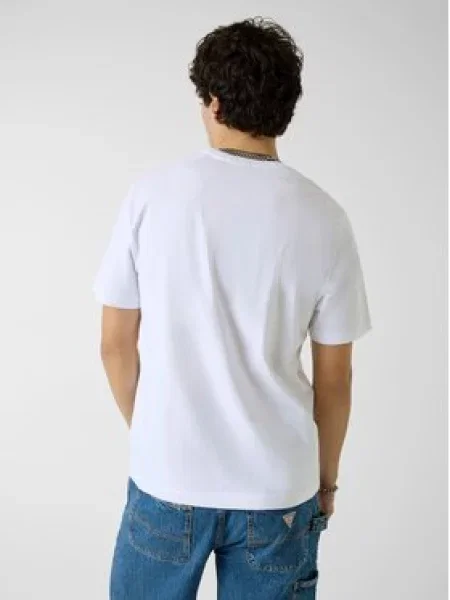 Guess Jeans majica za muškarce od pamuka bijela