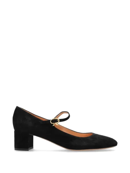 Pantofi cu toc Gianvito Rossi din piele de căprioară negru