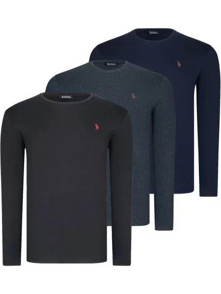 Majica z dolgimi rokavi Dewberry z dolgimi rokavi črna