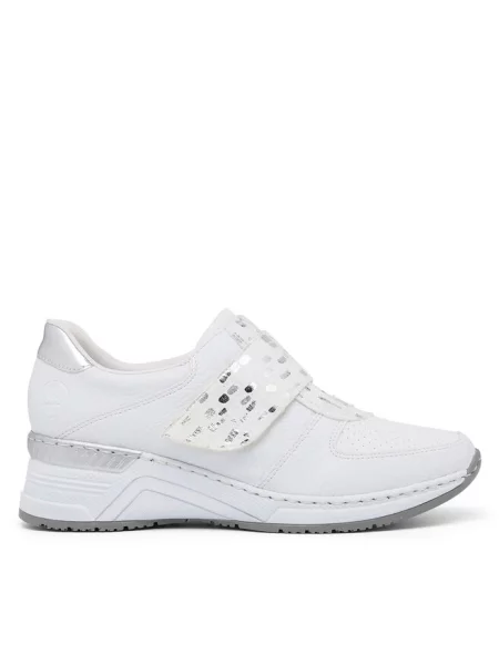 Sneakersy Rieker białe