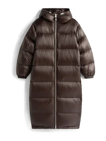 Tommy Hilfiger De puf palton maro