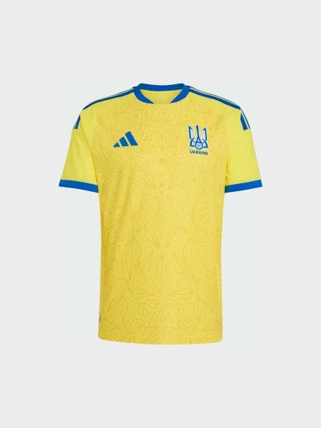 Переработанный футболка Adidas желтая