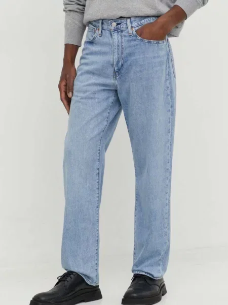 Levi's blugi LOOSE STRAIGHT albastru