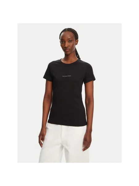 Calvin Klein Jeans T-shirt Monologo crna