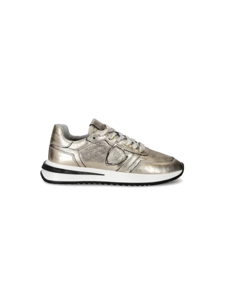 Buty do biegania Philippe Model skórzane do biegania retro szare