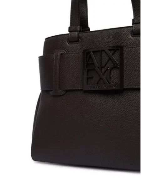 Torbica Armani Exchange Tamno smeđa
