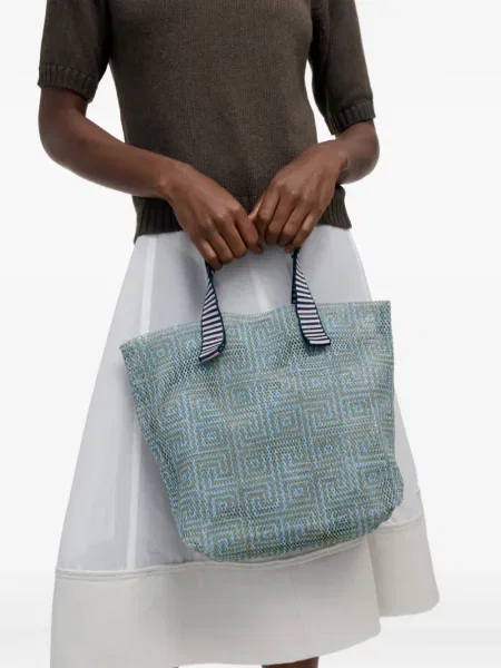 Shopper torbica épice s printom zelena