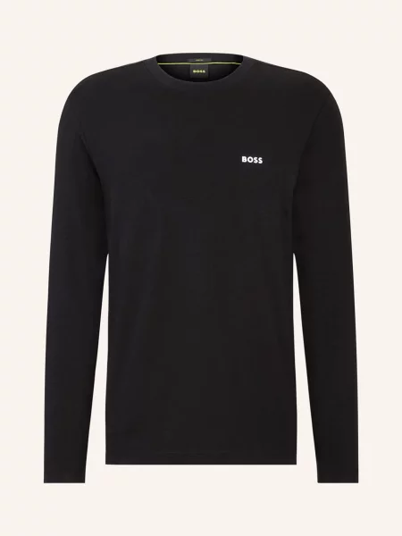 Boss Green longsleeve gładki czarny
