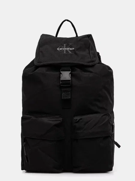 Rucsac Calvin Klein Bold Flap Backpack negru