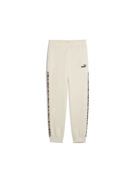 Spodnie dresowe Essentials z wysokim stanem i zwierzęcym nadrukiem