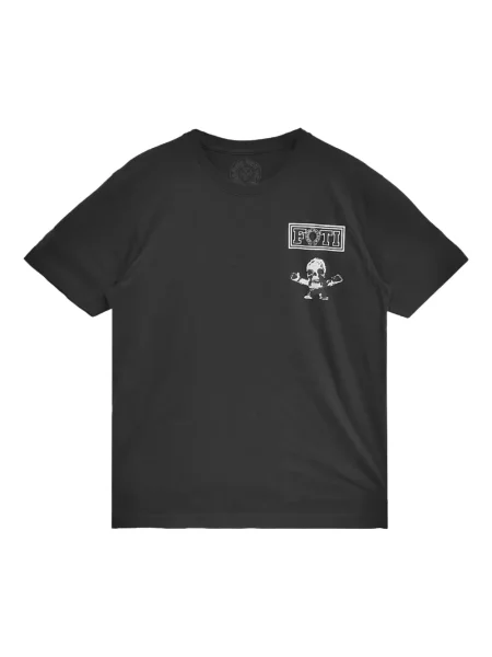 Tricou Chrome Hearts cu motiv cu inimi negru