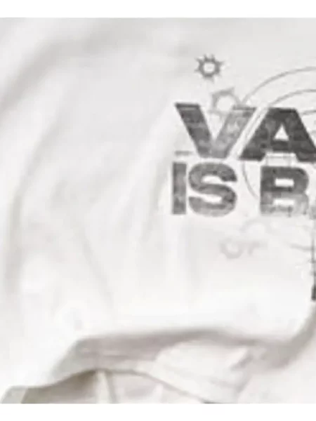 Cămașă Vale cu imagine alb
