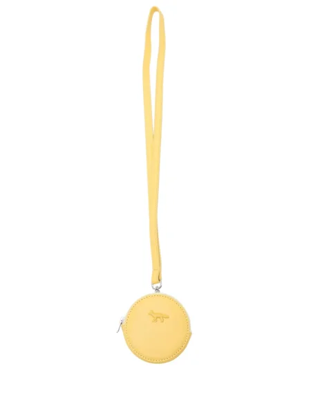 Portofel Maison Kitsune din piele galben