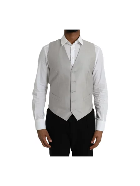 Sweter Dolce And Gabbana z kapturem szary