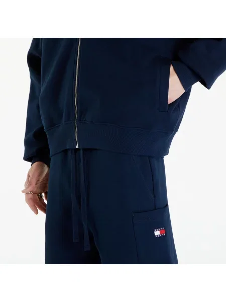 Tommy Jeans Hanorac BOMBER | Relaxed fit albastru închis
