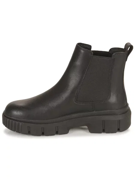 Kožené členkové topánky Timberland čierna