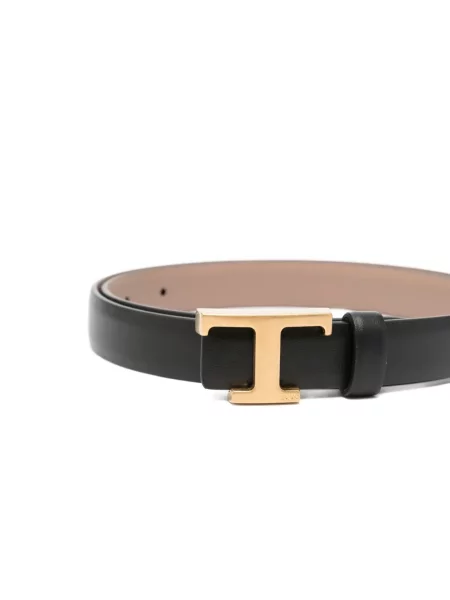 Cu centură curea Tod's din piele cu cataramă negru