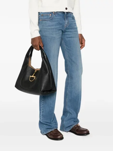 Geantă shopper Gucci din piele negru