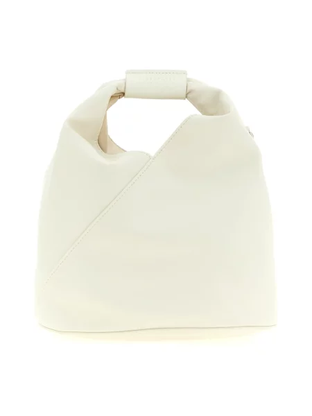 Torebka crossbody Mm6 Maison Margiela skórzana beżowa