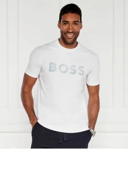 BOSS GREEN Póló Teebero fehér