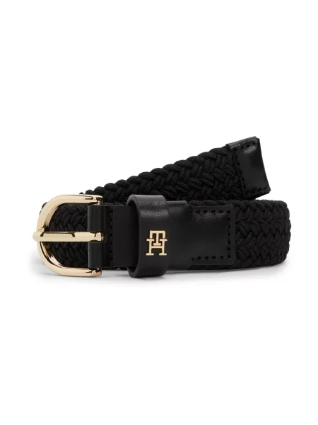 TOMMY HILFIGER Curea ESSENTIAL EFFORTLESS' negru