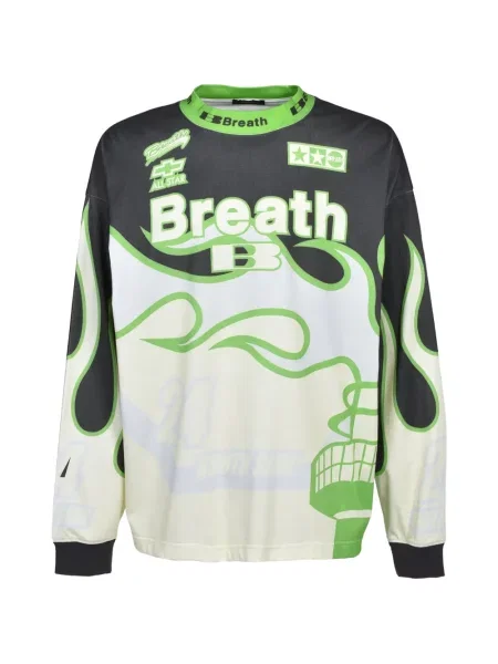 Lung tricou Breath cu imagine negru