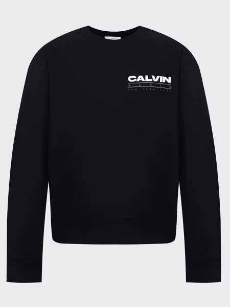 Махровий світшот Calvin Klein Jeans чорний