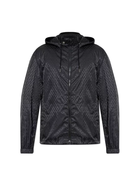 Kurtka Alexander Mcqueen z kapturem czarna