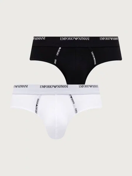 Emporio Armani Underwear slipy pánske s elastanom čierna