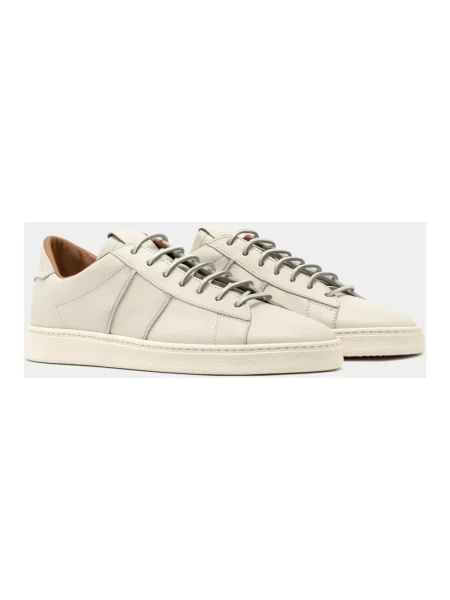 Sneakersy Buttero skórzane beżowe