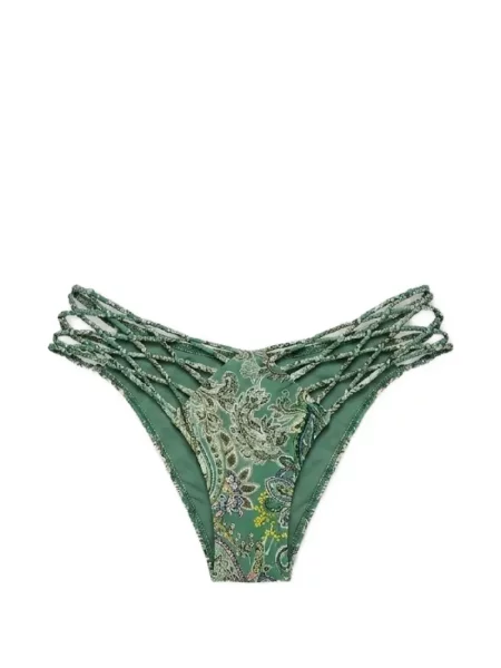 Bikini Del Maar cu imagine cu model paisley verde
