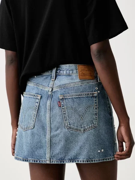 Levi's spódnica jeansowa ICON niebieska