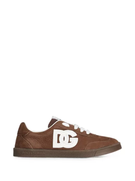Sneakersy dziecięce Dolce And Gabbana brązowe