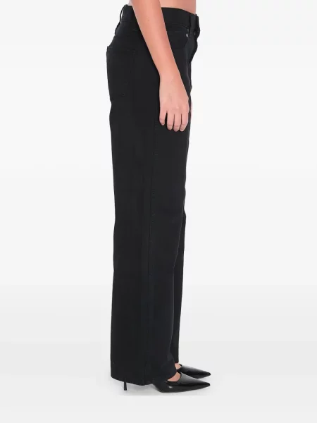 Blugi Khaite cu 5 buzunare negru